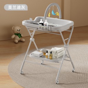 新品新生婴儿护理台多种功能换洗一体式宝宝尿布台可折叠式婴儿摇床
