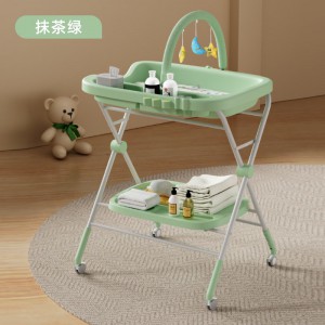 新品新生婴儿护理台多种功能换洗一体式宝宝尿布台可折叠式婴儿摇床