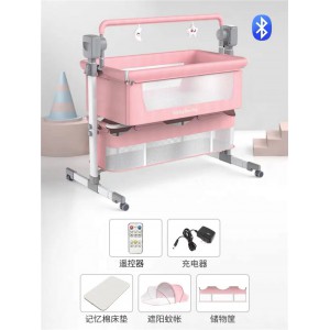 Baby multi-function electric cradle rocker rocking chair newborn smart coaxing baby bedside bed sleeping basket