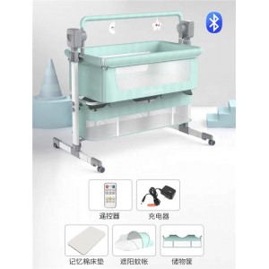 Baby multi-function electric cradle rocker rocking chair newborn smart coaxing baby bedside bed sleeping basket