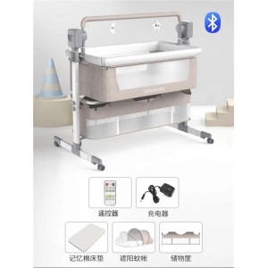 Baby multi-function electric cradle rocker rocking chair newborn smart coaxing baby bedside bed sleeping basket