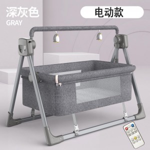 婴儿多种功能电动摇篮睡床床边儿童摇床智能哄睡婴儿安抚摇篮