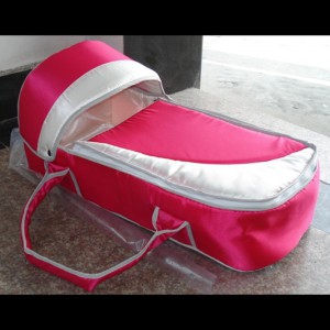 portable baby carrier, car mounted, reclining hand basket, baby crib, crib, bassinet