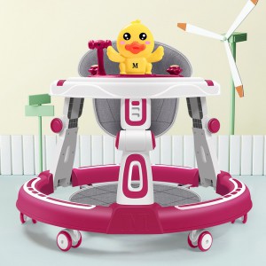 婴幼儿学步车防侧翻6-18个月宝宝可坐可推学走路儿童手推车