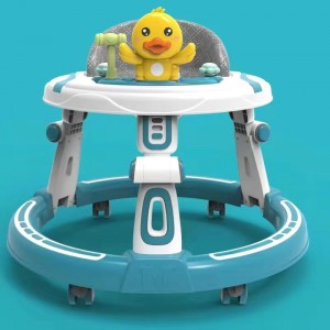 婴幼儿学步车防侧翻6-18个月宝宝可坐可推学走路儿童手推车