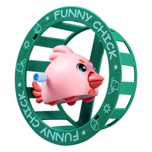 卡通发条小鸡圈圈乐可爱转圈萌鸡尾巴会动儿童上链发条玩具