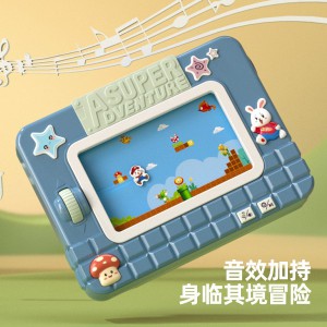 儿童益智趣味闯关大冒险游戏机亲子互动桌面躲避障碍音乐电动玩具