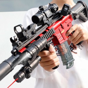 儿童软弹枪M416冲锋枪电动连发玩具枪仿真男孩枪玩具软蛋吃鸡全套