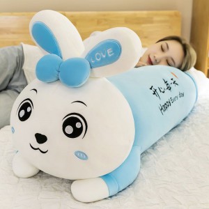 毛绒玩具女孩兔子软体长条睡觉抱枕毛绒玩公仔玩偶睡觉布娃娃抱着