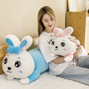 毛绒玩具女孩兔子软体长条睡觉抱枕毛绒玩公仔玩偶睡觉布娃娃抱着