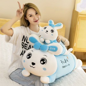 毛绒玩具女孩兔子软体长条睡觉抱枕毛绒玩公仔玩偶睡觉布娃娃抱着