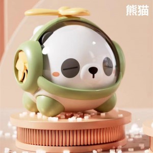 小熊猫喇叭直升机 萌趣可爱0-3岁宝宝口哨转转乐婴儿音乐玩具