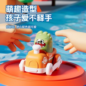 儿童按压式小汽车男女孩惯性回力车1一2岁3婴儿6个月宝宝益智玩具