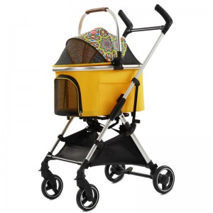 多种功能可分离式宠物狗窝手推车外出专用解放双手猫咪狗狗可折叠式