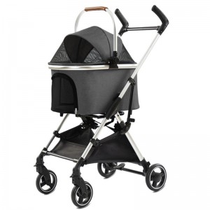 多种功能可分离式宠物狗窝手推车外出专用解放双手猫咪狗狗可折叠式