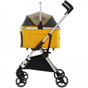 多种功能可分离式宠物狗窝手推车外出专用解放双手猫咪狗狗可折叠式