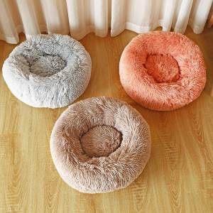长毛绒猫窝冬季保暖可拆洗狗窝狗床垫子狗笼宠物用品