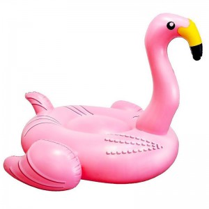 190CM yellow-billed flamingo mount, thin neck, flamingo mount, floating bed, floating powder, swan swimming ring, floating pad