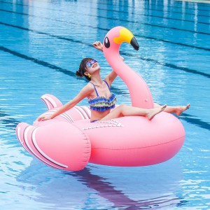 现货直供大小号充气独角兽浮排坐骑PVC水上戏水玩具成人浮床游泳