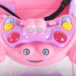 新设计室内户外悬挂式婴儿秋千可折叠易携带卡通婴儿秋千