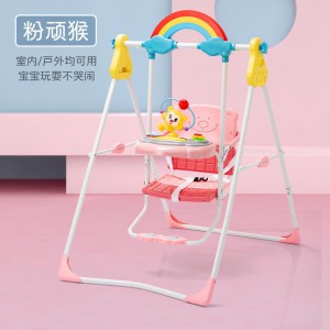 家用婴儿秋千架子室内宝宝幼儿童荡秋千架可收纳户外庭院摇椅支架