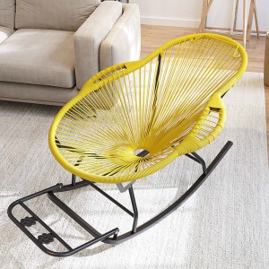 摇摇椅户外庭院逍遥椅简约摇摇躺椅大号彩虹摇椅家用客厅休闲