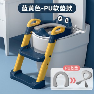 厂家直供辅助马桶梯儿童马桶圈用品婴幼儿宝宝阶梯折叠坐便器