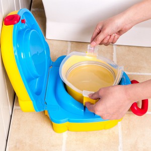 Portable urinal for infants and children car mounted urinal travel toilet for boys and girls