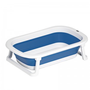 可折叠感温宝宝浴盆数显泡澡桶大号洗澡桶新生儿童用品婴儿洗澡盆