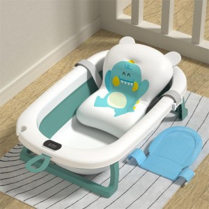 婴儿洗澡盆浴盆宝宝可折叠幼儿坐躺大号浴桶小孩家用新 生儿童用品