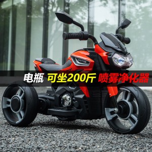 Children&#039;s electric motorcycles can ride on male and female children&#039;s dual-drive remote control tricycles, rechargeable self-driving battery toy cars