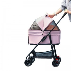 宠物推车狗狗代步猫咪泰迪手推车外出中小型狗拉车轻便可折叠分离