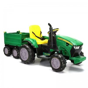 New children&#039;s electric tractor, children&#039;s four-wheel electric tractor, can be seated with a bucket, can be remote-controlled off-road vehicle