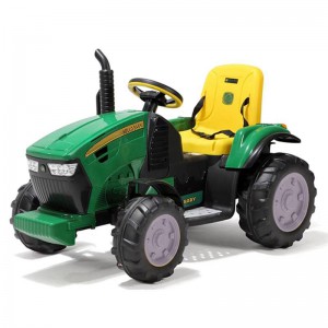 New children&#039;s electric tractor, children&#039;s four-wheel electric tractor, can be seated with a bucket, can be remote-controlled off-road vehicle