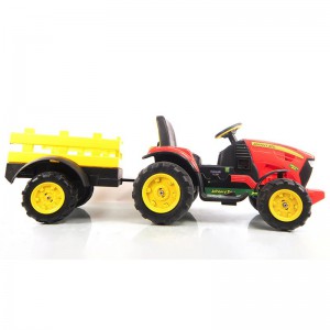 New children&#039;s electric tractor, children&#039;s four-wheel electric tractor, can be seated with a bucket, can be remote-controlled off-road vehicle