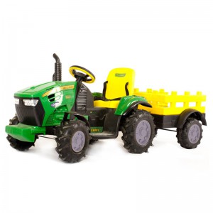 New children&#039;s electric tractor, children&#039;s four-wheel electric tractor, can be seated with a bucket, can be remote-controlled off-road vehicle