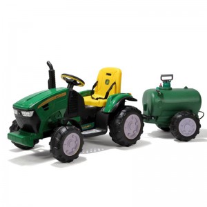 New children&#039;s electric tractor, children&#039;s four-wheel electric tractor, can be seated with a bucket, can be remote-controlled off-road vehicle