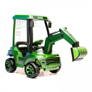 儿童遥控挖掘机工程车童车四轮电动车玩具车可坐人定制