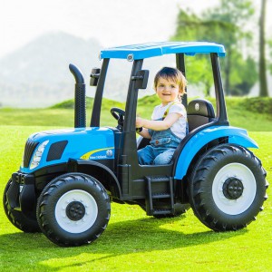 Children&#039;s electric car, four-wheel boy toy car, can seat a baby, remote control car, kid tractor, Internet celebrity stroller