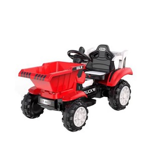 可坐人可骑挖土机挖掘机工程车钩机男孩翻斗车充电儿童电动推土机