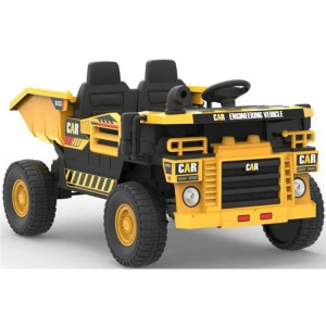 24v乘坐自卸车 功能强大儿童电动工程车儿童乘坐自卸车