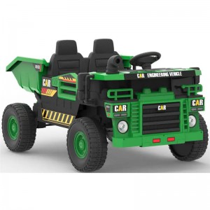 24v乘坐自卸车 功能强大儿童电动工程车儿童乘坐自卸车