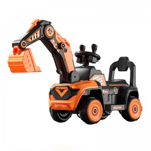 儿童挖掘机电动挖土机可坐人可骑挖机大号挖机男女孩工程车可坐