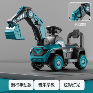 儿童挖掘机电动挖土机可坐人可骑挖机大号挖机男女孩工程车可坐