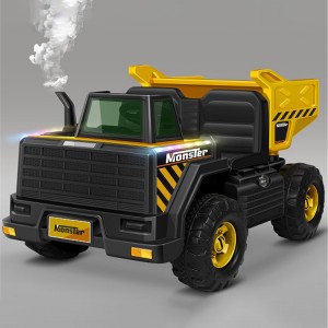 New double seat children&#039;s electric car tip truck, children ride car, children&#039;s construction vehicle