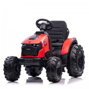 Tractor, children&#039;s electric car, four-wheel car, remote control toy, can seat people, children, babies, electric strollers