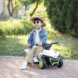 儿童电动车四轮沙滩车可坐人小孩自驾充电款童车灯光音乐摩托车