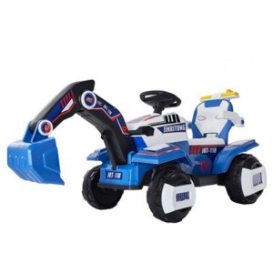 Children&#039;s electric excavator, toy car, boy can ride, can ride, large baby excavator, remote control engineering vehicle