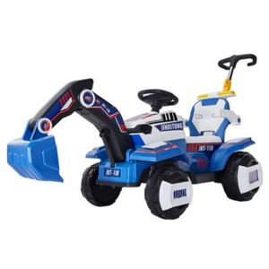 Children&#039;s electric excavator, toy car, boy can ride, can ride, large baby excavator, remote control engineering vehicle