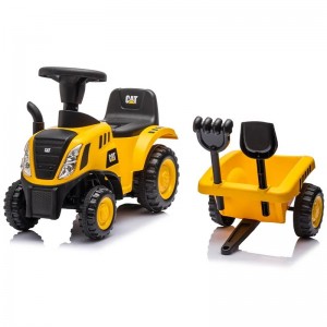 儿童骑乘汽车玩具喇叭和发动机声音前灯踏板迷你拖拉机儿童婴儿驾驶